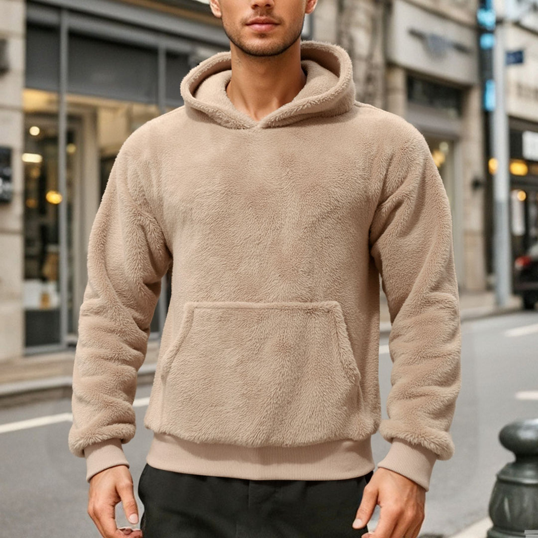 Herren bequemer Oversized Kapuzenpullover Echoarchiv
