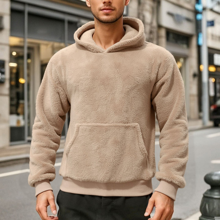 Herren bequemer Oversized Kapuzenpullover Echoarchiv