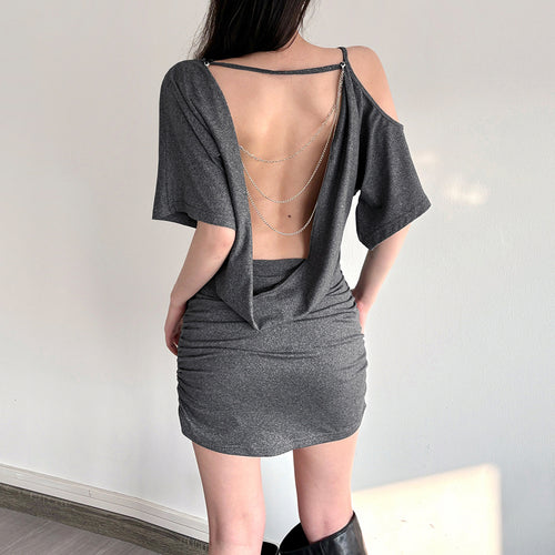 Damen Wickeloberteil mit asymmetrischem Schnitt und lässigem Design Echo Archiv