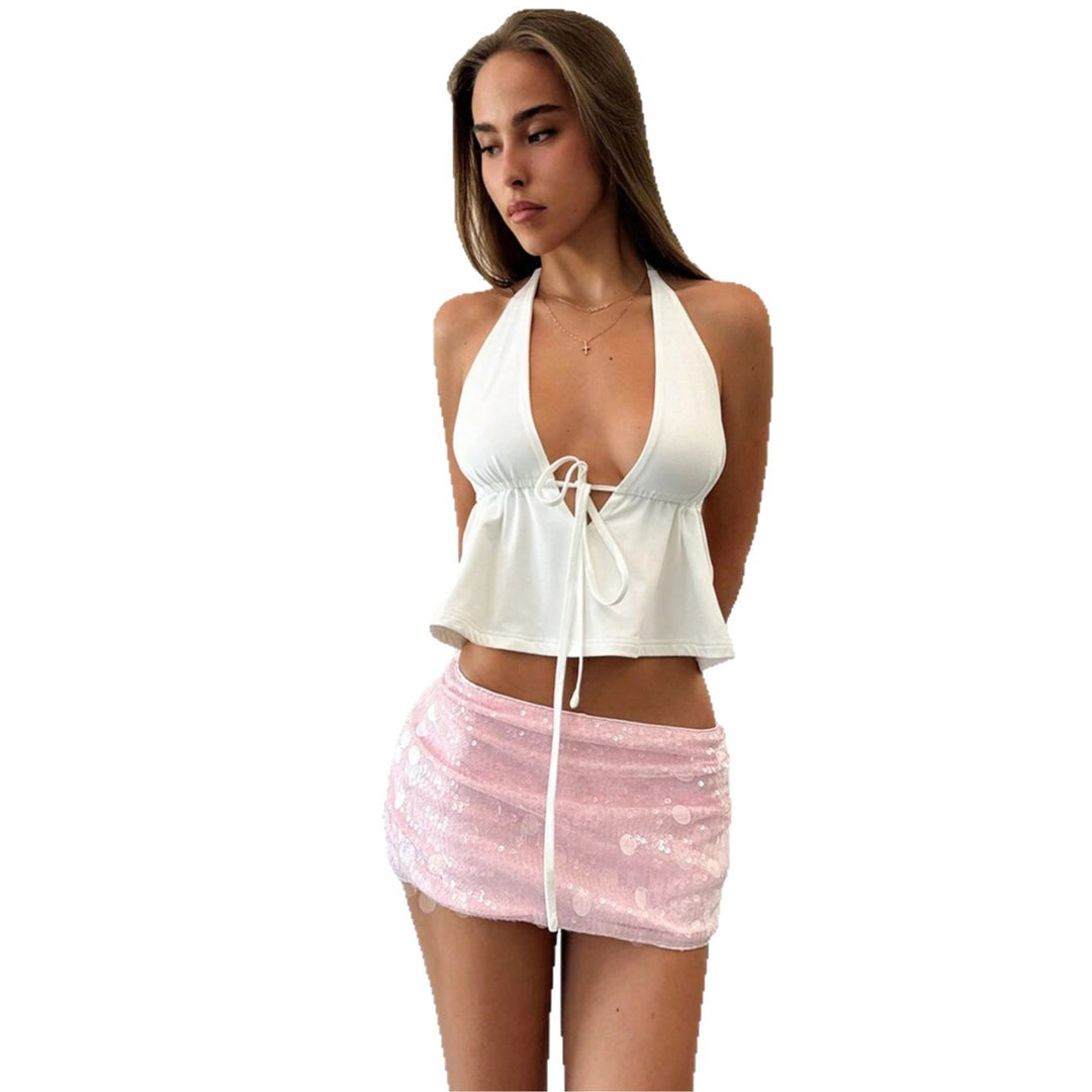 Damen trendy und fließendes Bikini-Oberteil Echo Archiv