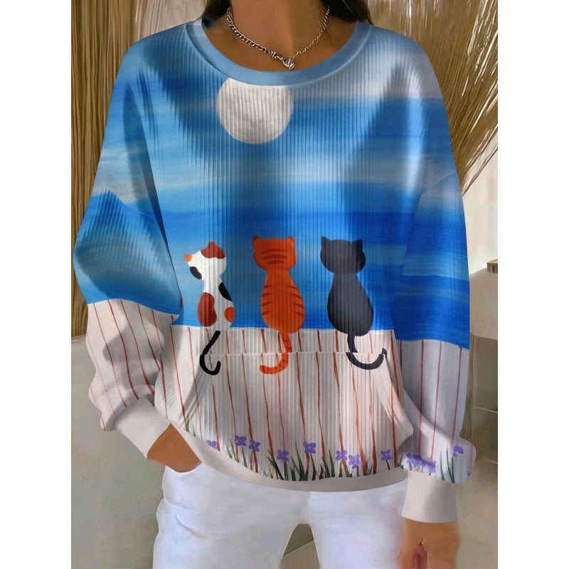 Damen Gemütlicher Pullover Echoarchiv