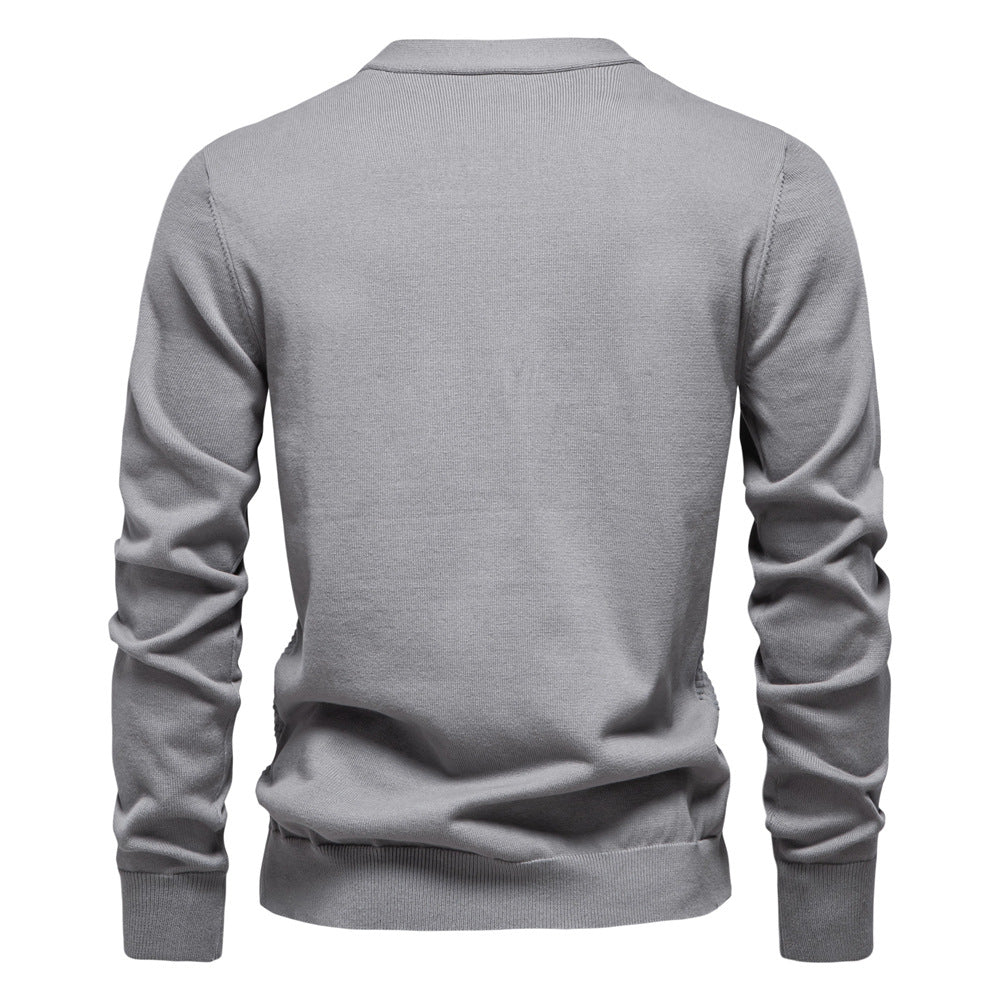 Herren Strickjacke mit strukturiertem Muster Echoarchiv