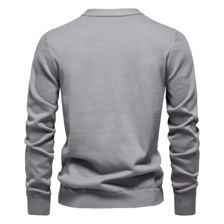 Herren Strickjacke mit strukturiertem Muster Echoarchiv