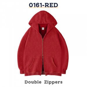 Unisex Oversized Kapuzenjacke mit Doppelreißverschluss und Kängurutaschen Echo Archiv