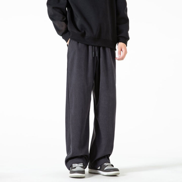 Damen Breit geschnittene Cordhose mit Tunnelzugbund und nachhaltigem Baumwollmix Echo Archiv