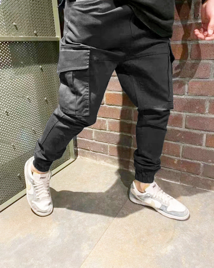 Herren Cargo-Hose mit elastischen Bündchen und praktischen Taschen Echoarchiv