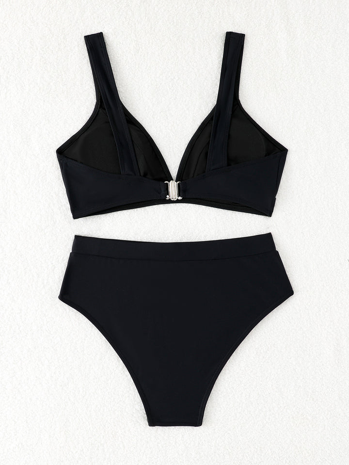 Damen Hochgeschnittenes Bikini-Set mit vorgeformtem Oberteil Echo Archiv
