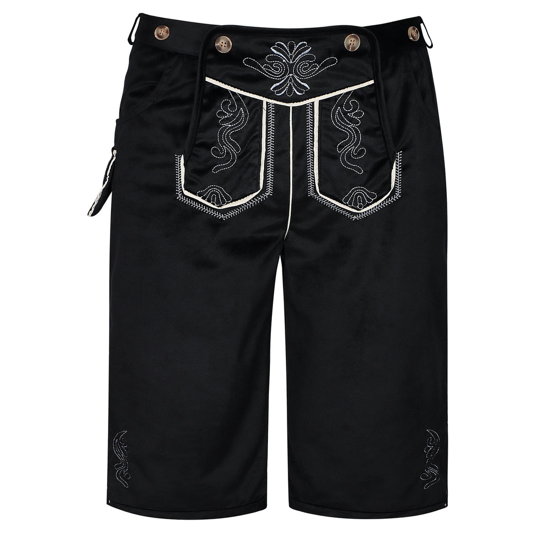 Herren nan kurze Trachtenhose mit besticktem Hosenlatz und Komfortbund Echo Archiv