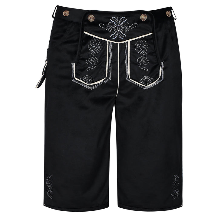 Herren nan kurze Trachtenhose mit besticktem Hosenlatz und Komfortbund Echo Archiv