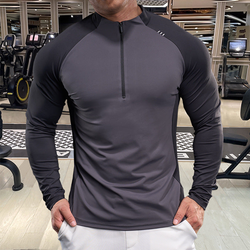 Herren Funktionsshirt mit Half-Zip und Raglanärmeln Echoarchiv