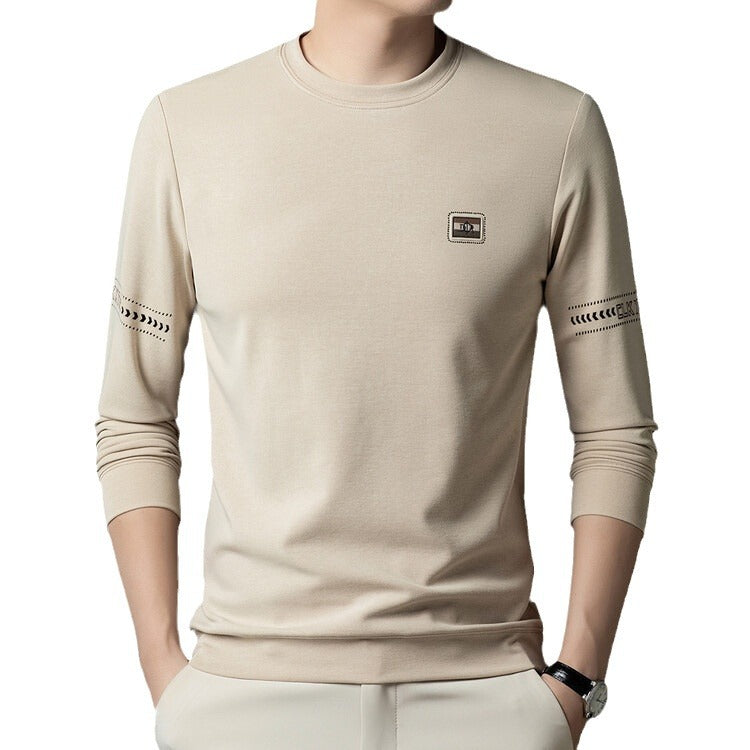 Herren Langarmshirt mit modischem Schnitt und feinen Akzenten Echoarchiv