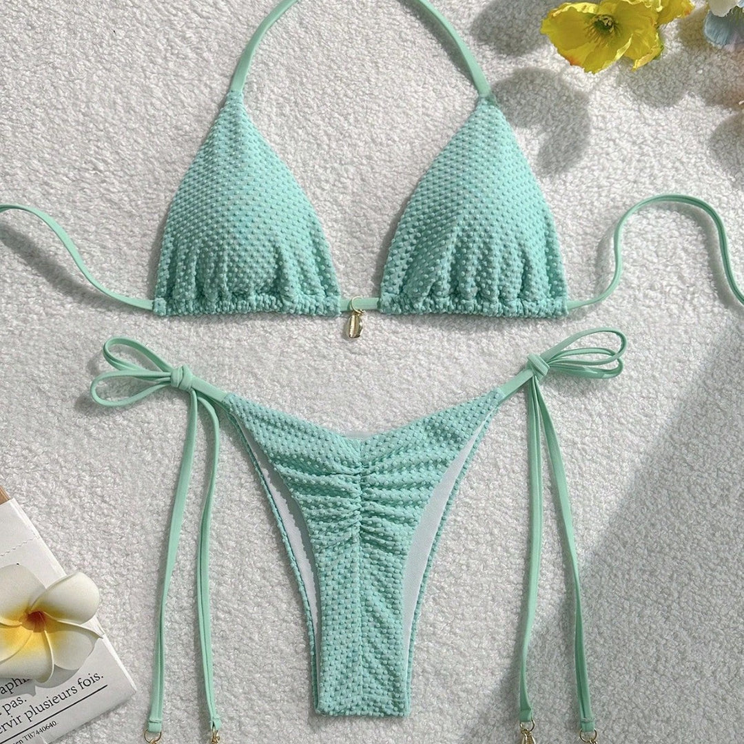 Damen Bikini mit strukturierter Oberfläche Echo Archiv