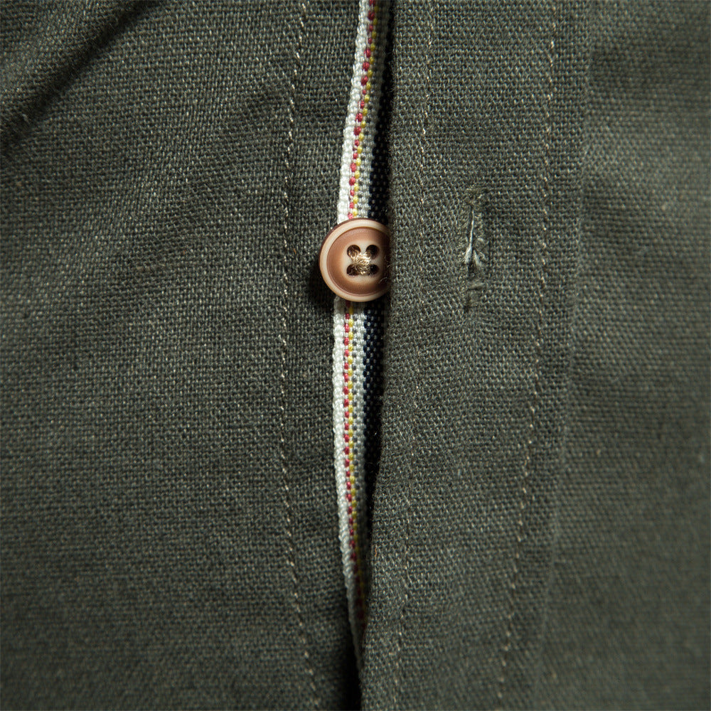 Herren Button-Down Hemd aus robustem Baumwollmix mit praktischem Brusttasche Echoarchiv