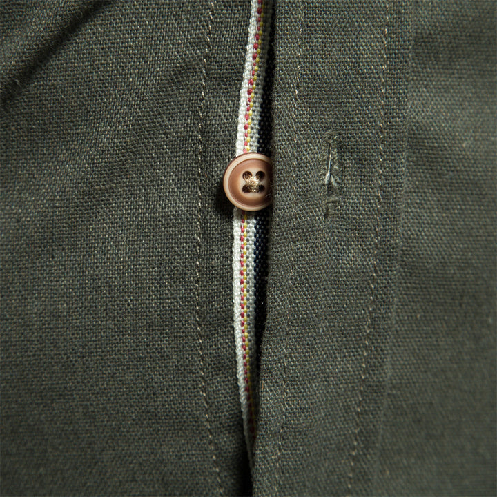 Herren Button-Down Hemd aus robustem Baumwollmix mit praktischem Brusttasche Echoarchiv