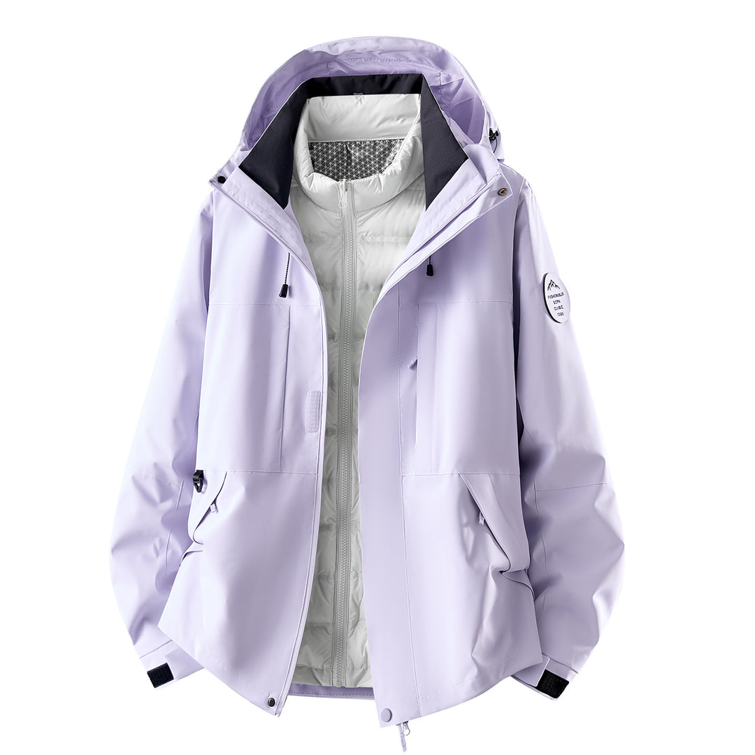 Damen Multifunktionale Outdoorjacke mit herausnehmbarer Stepp-Innenjacke Echoarchiv