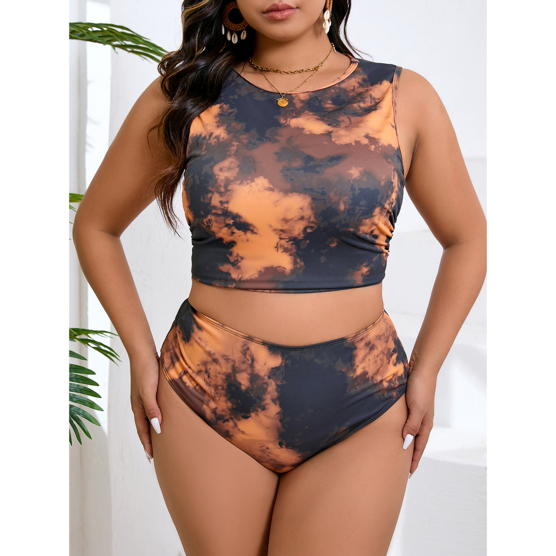 Damen Set aus Crop-Top und transparenter Maxiröcke Echo Archiv