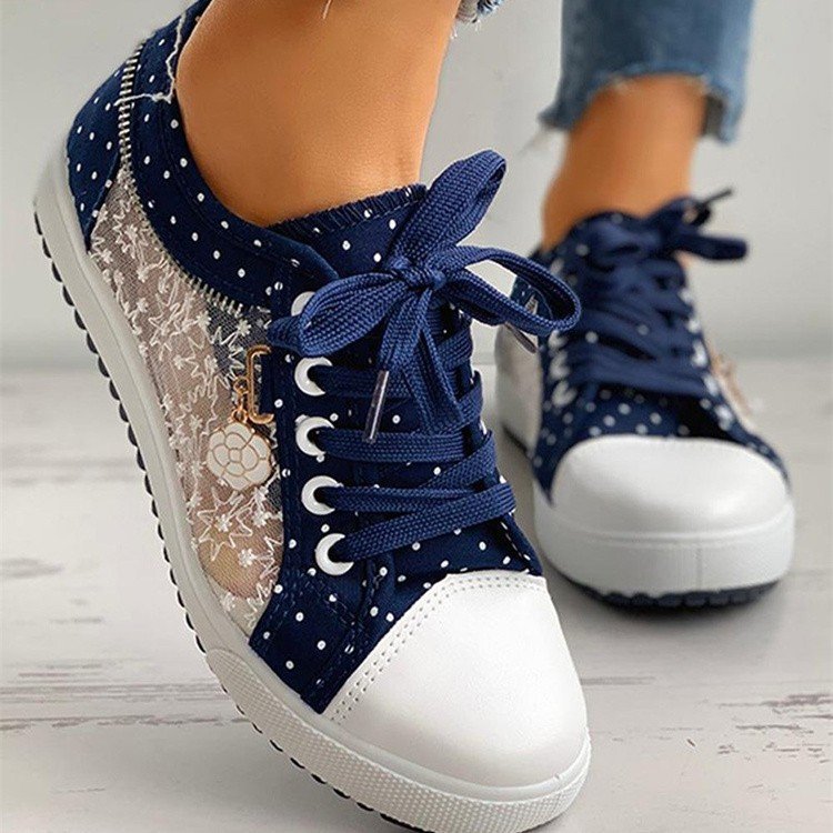 Damen nan lässige Sneaker mit Plateau-Sohle und seitlichem Reißverschluss Echo Archiv