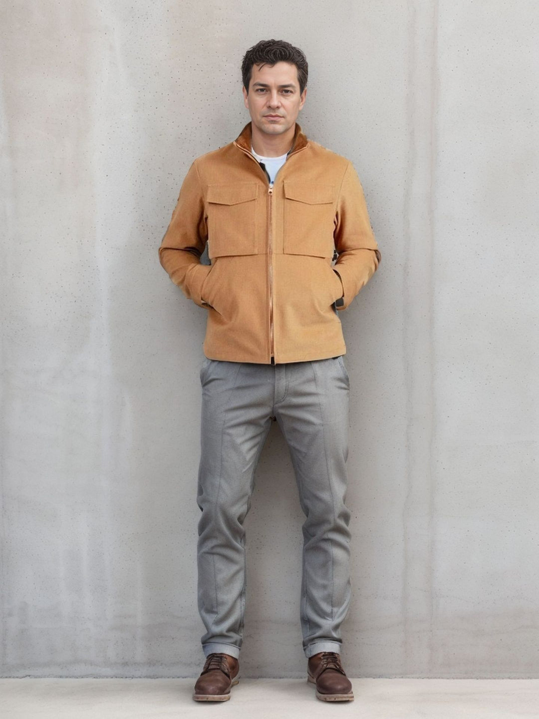 Herren Utility-Jacke mit praktischen Taschen und modernem Design Echoarchiv