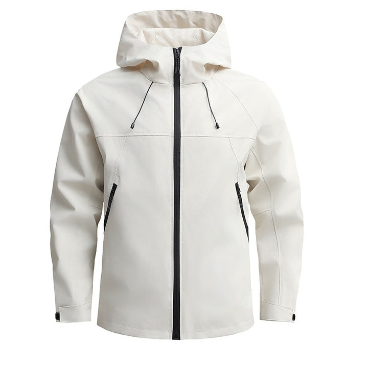 Herren Atmungsaktive Softshelljacke mit Zwei-Wege-Reißverschluss, verstellbarer Kapuze und wasserabweisender Oberfläche Echoarchiv