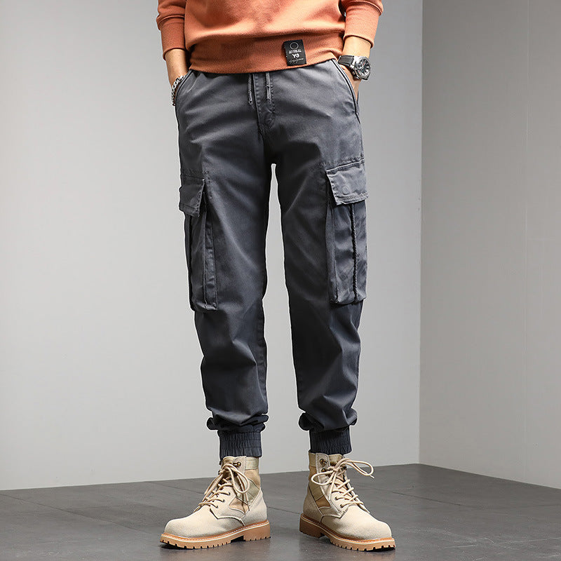 Herren Cargo-Jogginghose im Utility-Style mit Tunnelzugbund, Multifachtaschen und gerippten Bündchen Echo Archiv