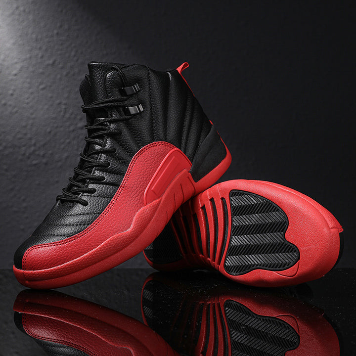 Herren Retro-inspirierte Performance-Basketballstiefel mit verstärkter Seitenwand – Tavélo