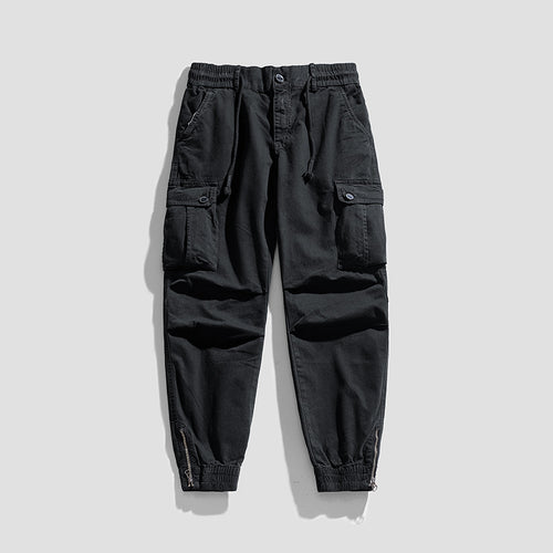 Herren Twill-Cargo-Jogger mit elastischem Komfortbund, Mehrfachklapptaschen und Reißverschluss-Knöchel Echo Archiv