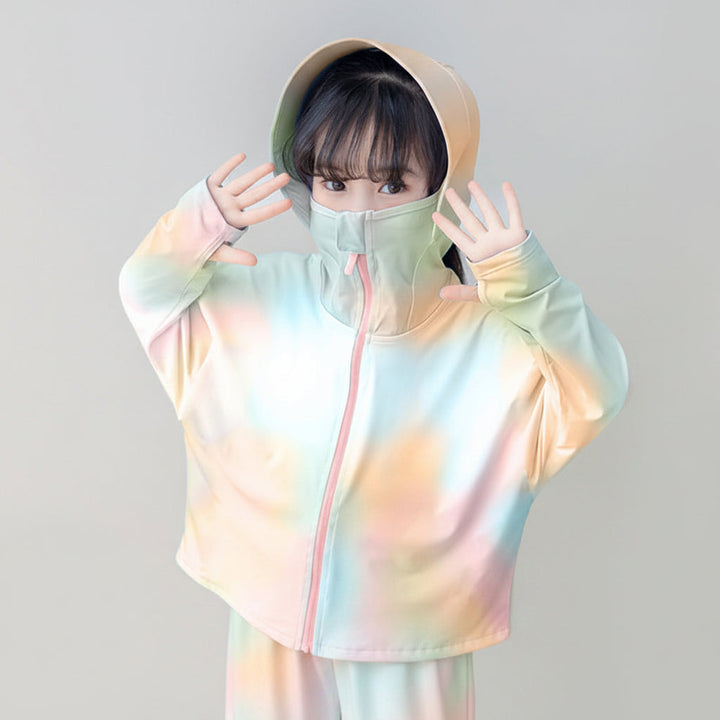 Damen UV-Schutzjacke mit Kapuze und atmungsaktivem Design Echo Archiv