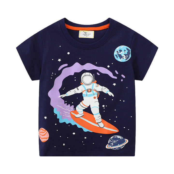 Jungen T-Shirt mit leuchtendem Weltraumdesign Echo Archiv