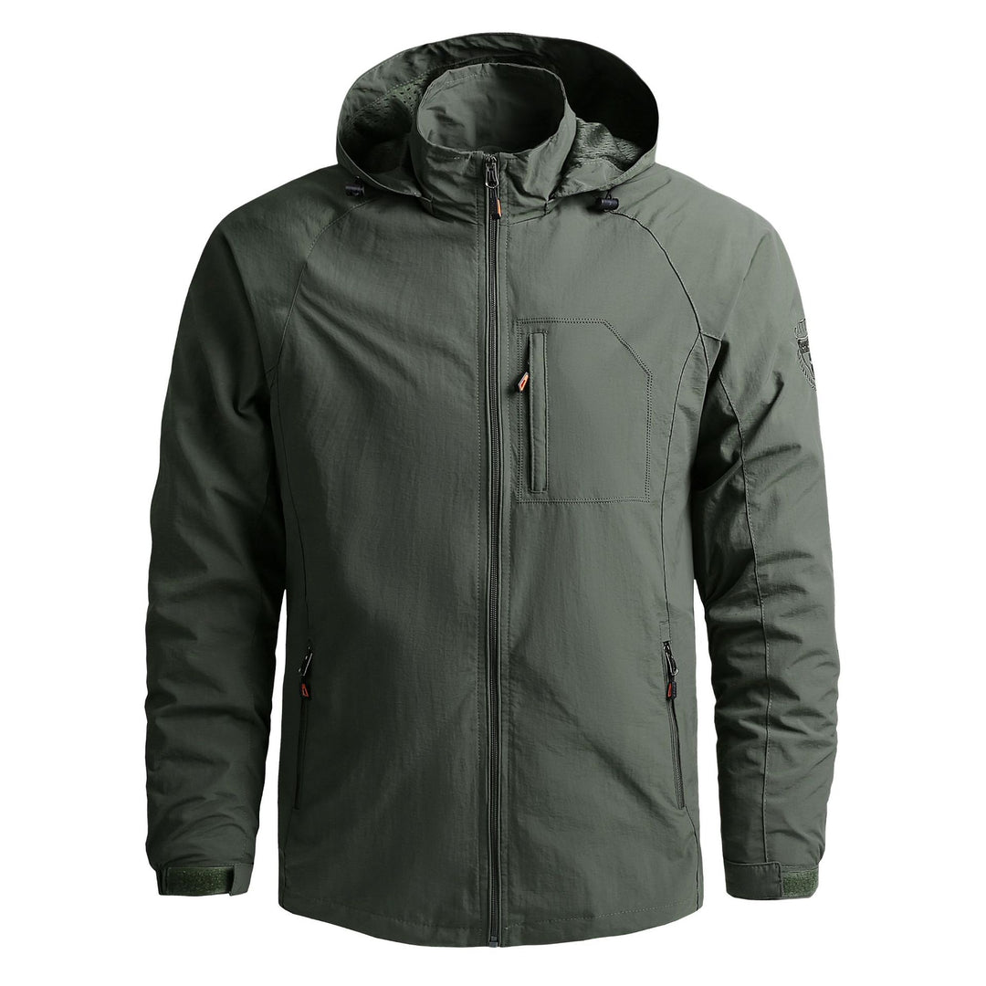 Herren Technische Übergangsjacke mit praktischer Kapuze Echo Archiv