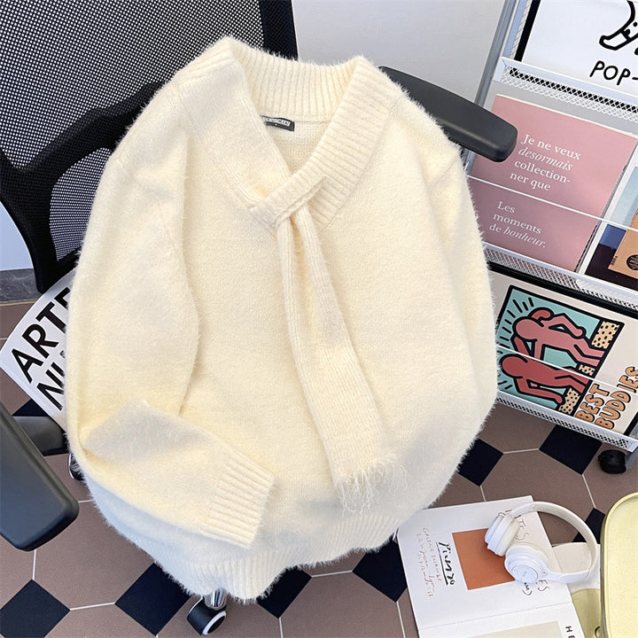 Damen Bequemer Grobstrickpullover Echoarchiv