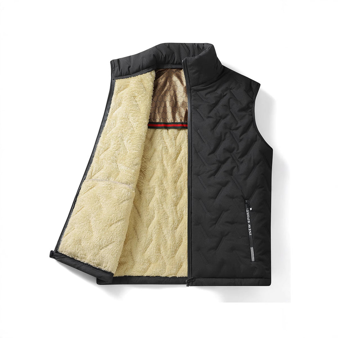 Herren Isolierte Fleece-Weste Echoarchiv