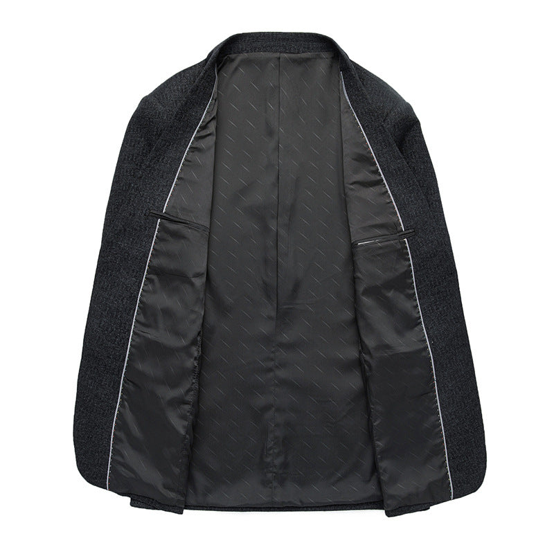 Herren eleganter Blazer mit feinem Strukturdesign Echoarchiv