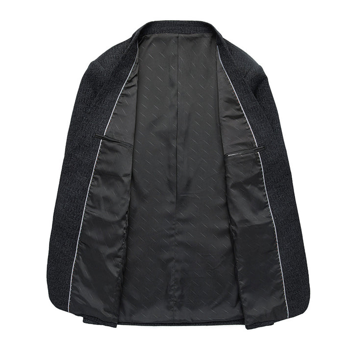 Herren eleganter Blazer mit feinem Strukturdesign Echoarchiv