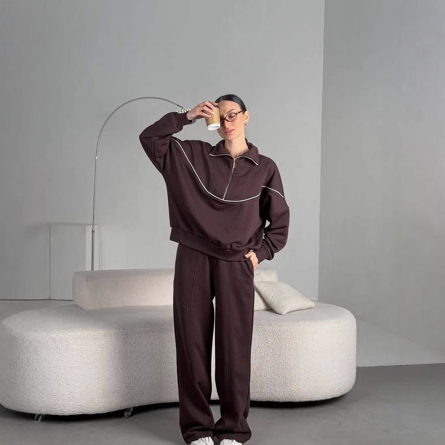 Damen Sportliches Sweater und Weite Jogginghose Set Echo Archiv