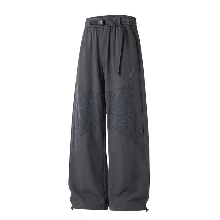 Damen Weite High‑Waist Utility‑Hose mit Einsätzen, verstellbarem Gummibund und Tunnelzugsaum Echo Archiv