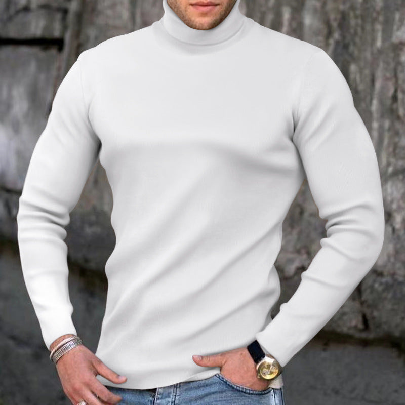 Herren eleganter Rollkragenpullover Echoarchiv