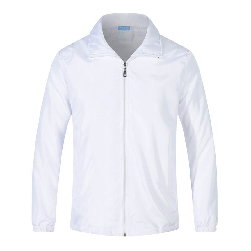 Herren Leichte Windjacke mit Mesh-Innenfutter, Stehkragen & elastischem Saum Echo Archiv