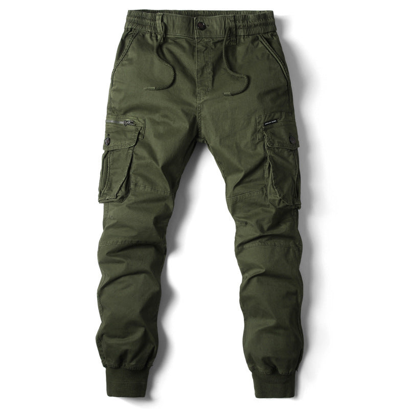 Herren Cargo-Hosen mit praktischen Taschen und elastischem Bund Echoarchiv