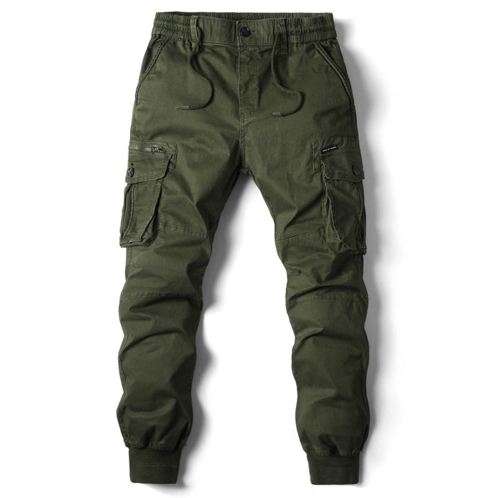Herren Cargo-Hosen mit praktischen Taschen und elastischem Bund Echoarchiv
