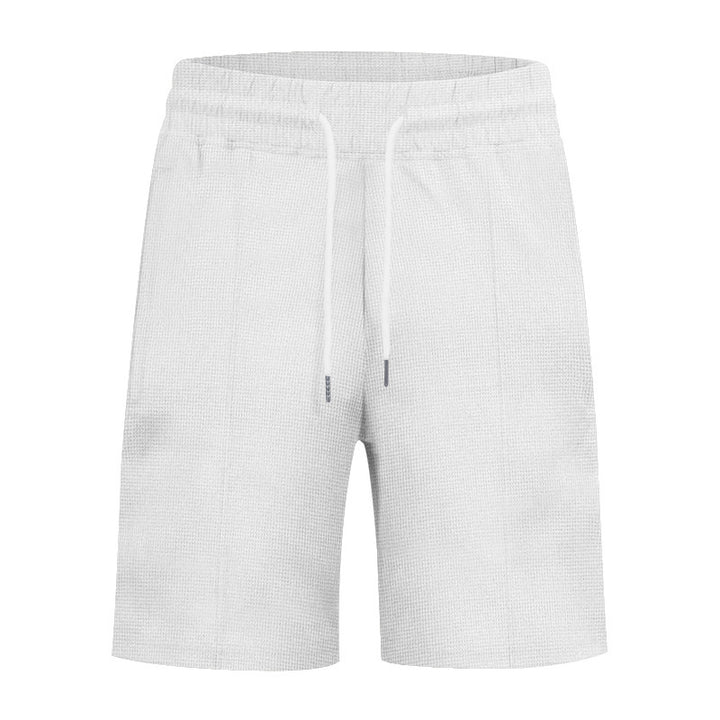 Herren Freizeithose mit elastischem Bund und strukturiertem Design Echoarchiv