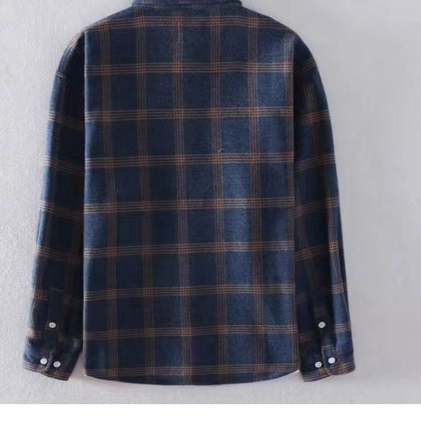 Herrenblazer aus feinem Wollmix mit Glencheck und Karodetails – Tianoro