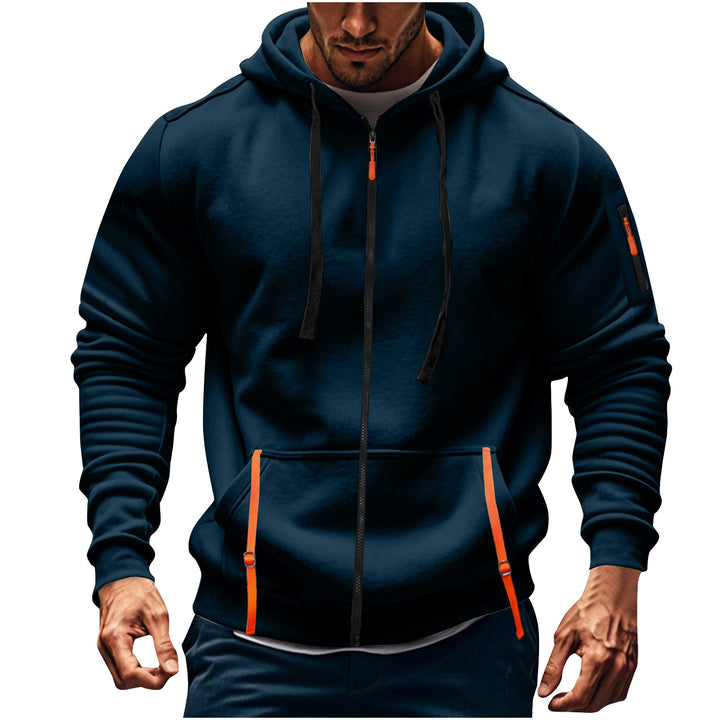Herren sportlicher Kapuzenpulli mit praktischen Taschen Echoarchiv