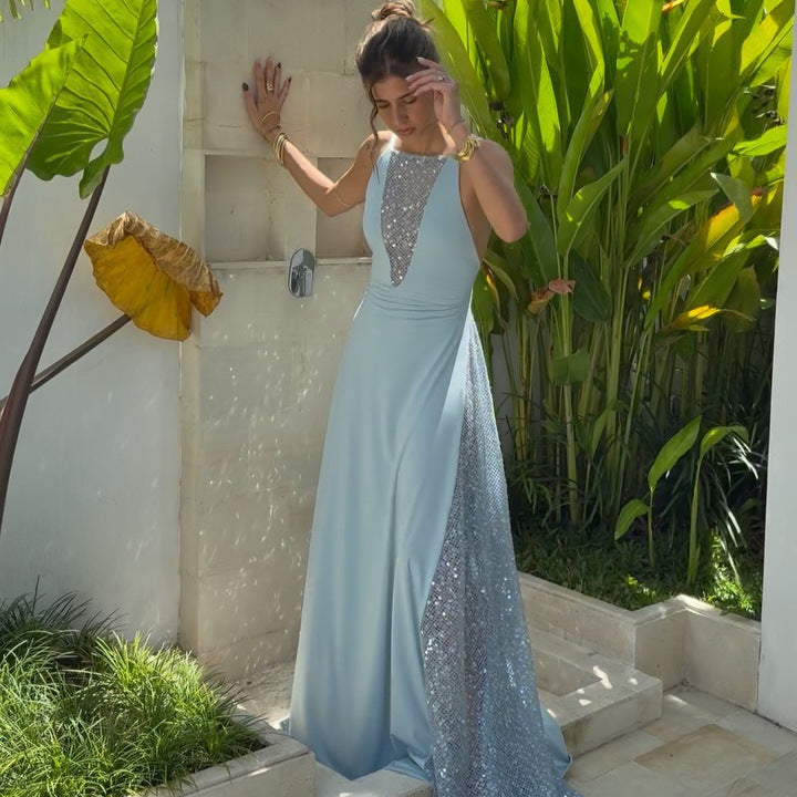 Damen Glitzerndes Abendkleid Echo Archiv