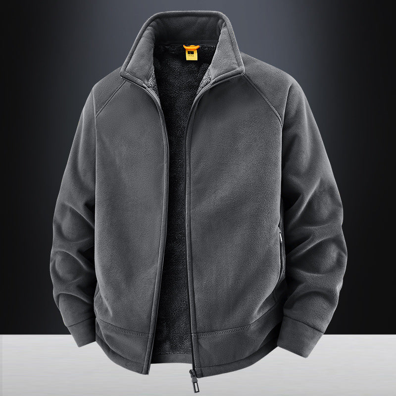 Herren Fleecejacke mit weichem Innenfutter und praktischem Reißverschluss Echoarchiv