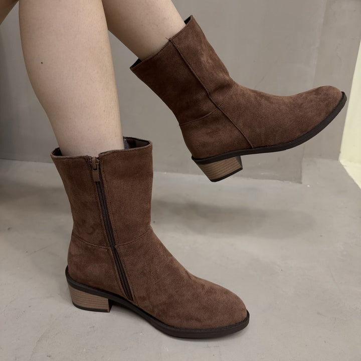Damen Elegante Stiefeletten mit Blockabsatz Echo Archiv