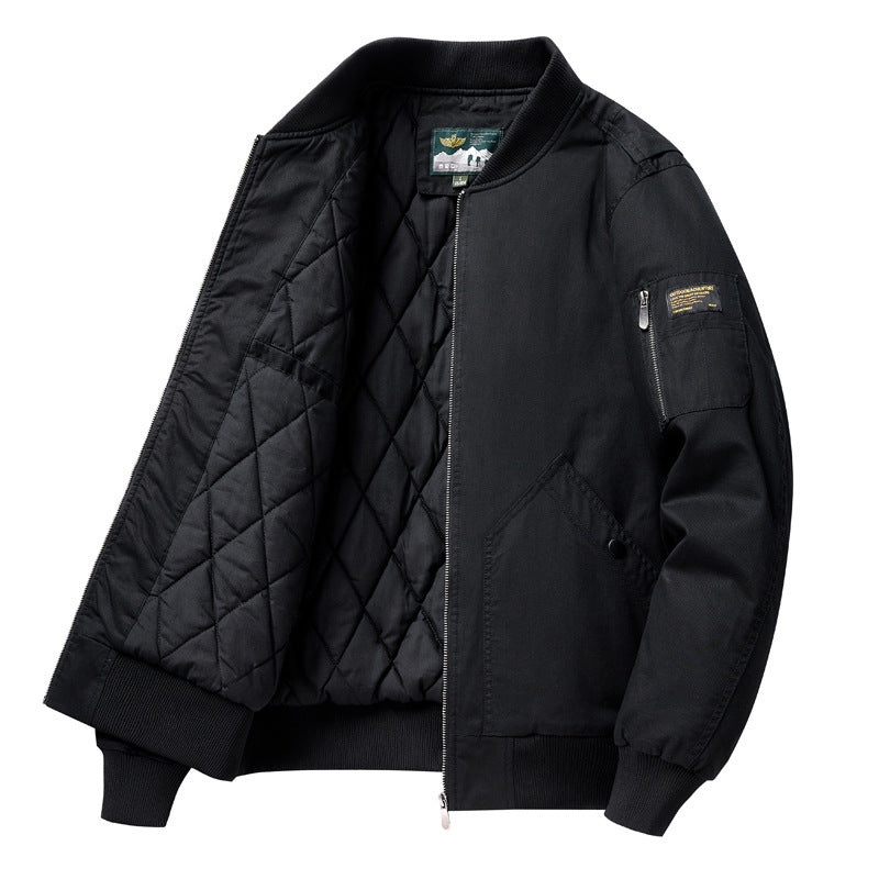 Herren Modische bomberjacke mit Steppdetails Echo Archiv
