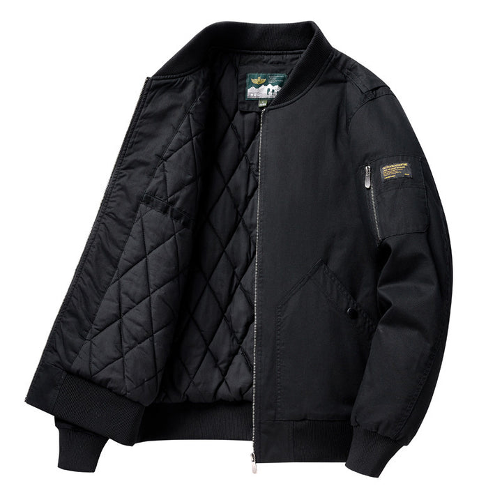 Herren Modische bomberjacke mit Steppdetails Echo Archiv