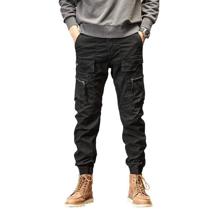 Herren Technische Cargo-Jogginghose mit Multifunktionstaschen & elastischen Bündchen Echoarchiv