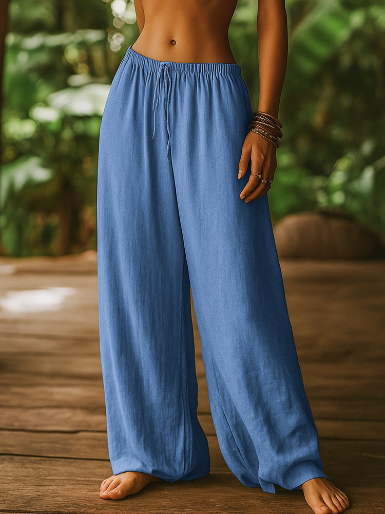 Damen Weite Leinenhose Echo Archiv