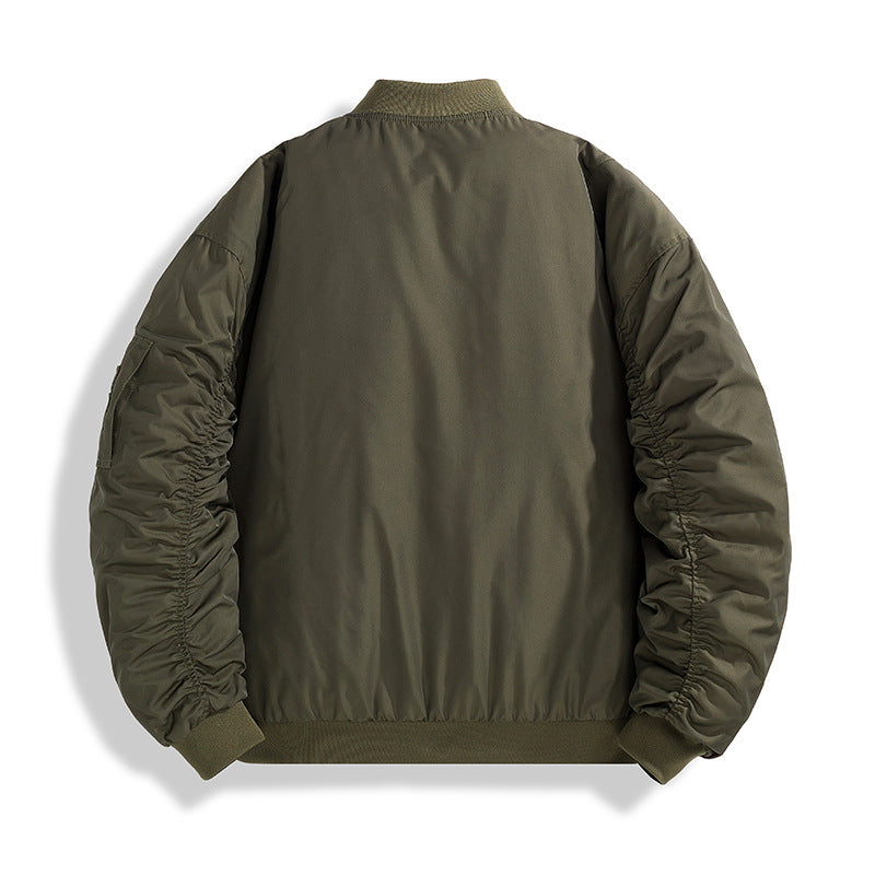 Herren Modische Bomberjacke mit Stehkragen Echo Archiv